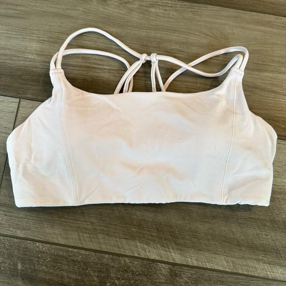 Athleta Sports bra Small light pink